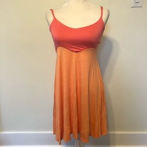 NWT Pink & Orange Color Me Red Dress Medium